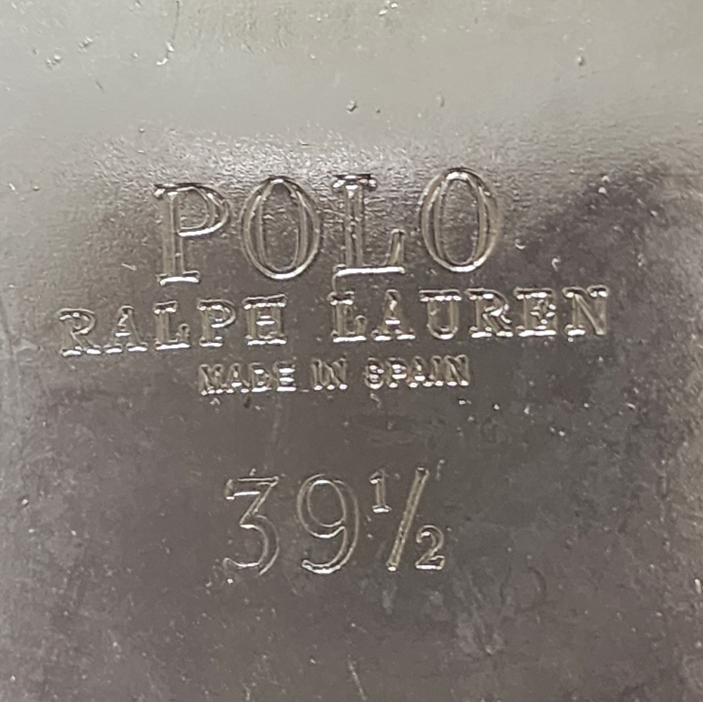 Ralph Lauren Polo women black suede leather biker boots Size8.5 UE39.5.Like New - Picture 7 of 12